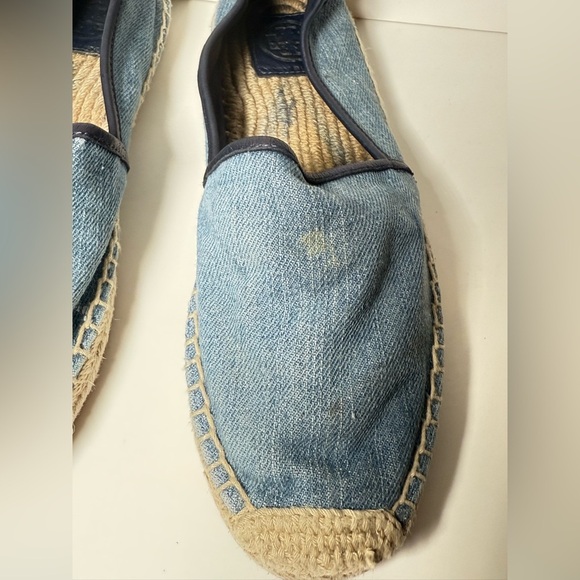 Tory Burch Denim Blue Loafers - Picture 8 of 10